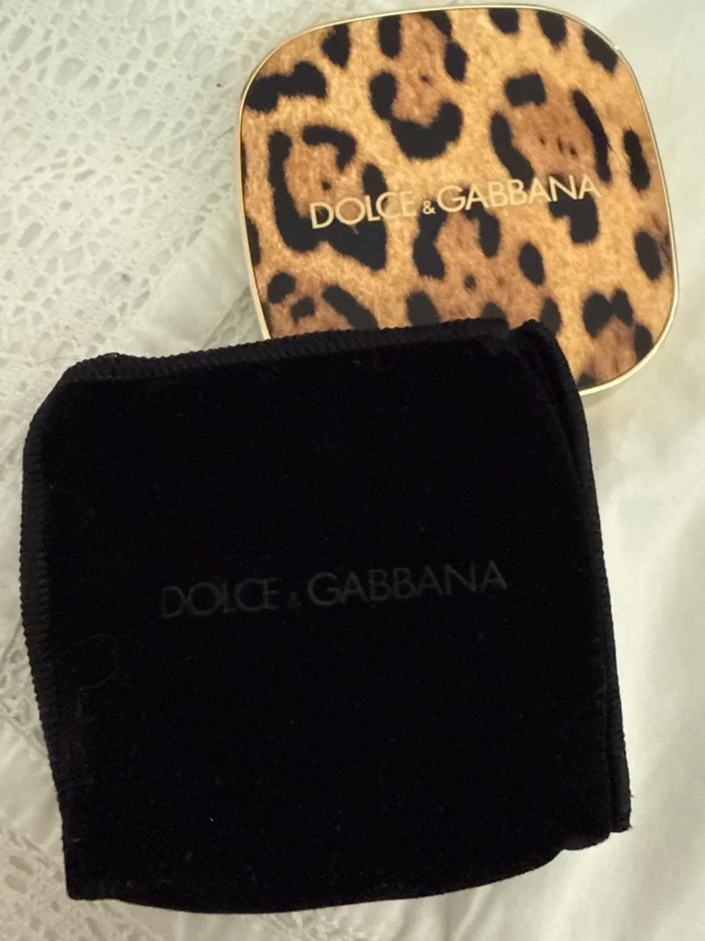 Dolce & Gabbana Leopard Compact Eyeshadow Quad - Champagne, Taupe, Sand, Bronze